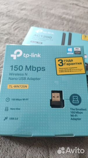 Wi-Fi адаптер TP-link TL-WN725N