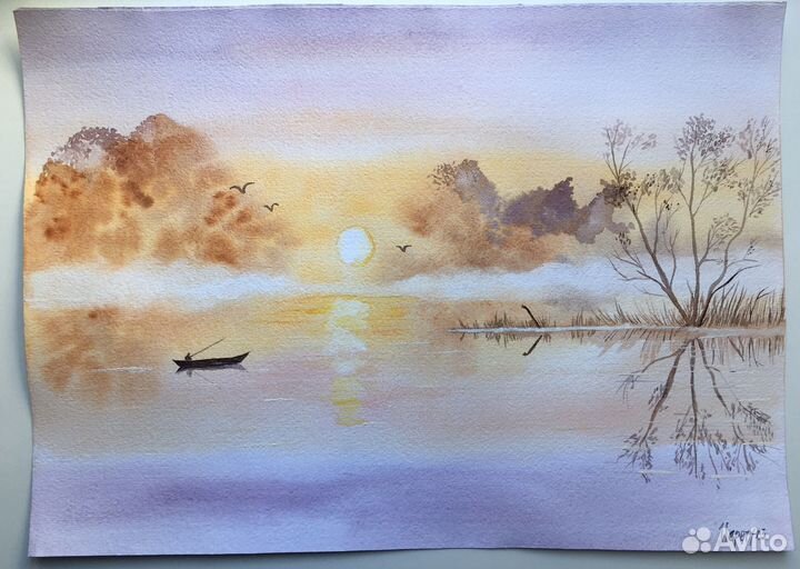 Картина акварелью 