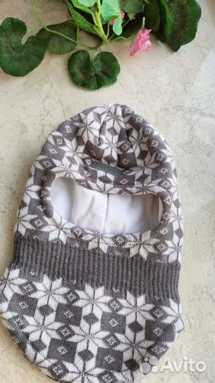 Шапка шлем краги варежки