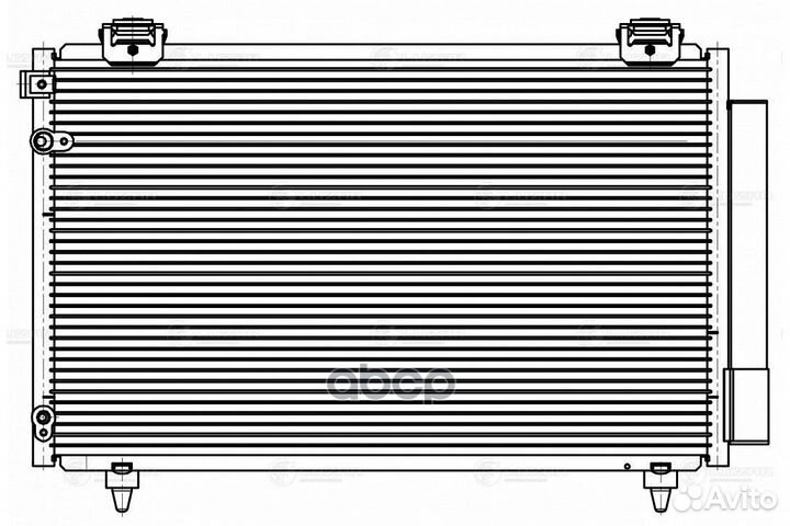 Радиатор кондиционера toyota avensis (03)