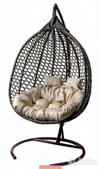 Кресло подвесное двойное Фиджи арт.J4423кор