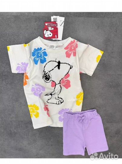Костюм летний для девочки 98, 104, 110, 116