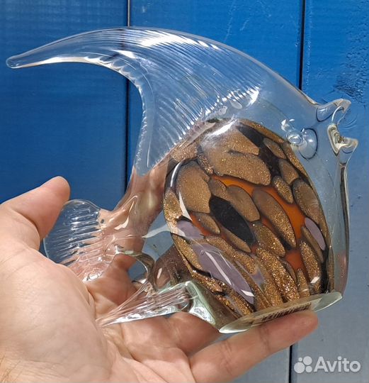 Статуэтка стеклянная Рыба (Скалярия)