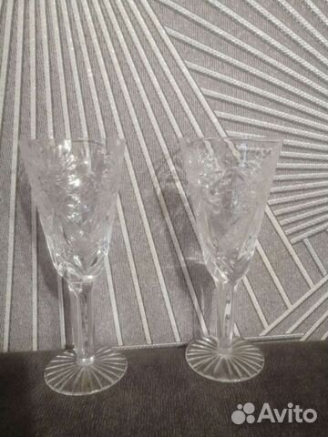 2 стопки хрусталь СССР