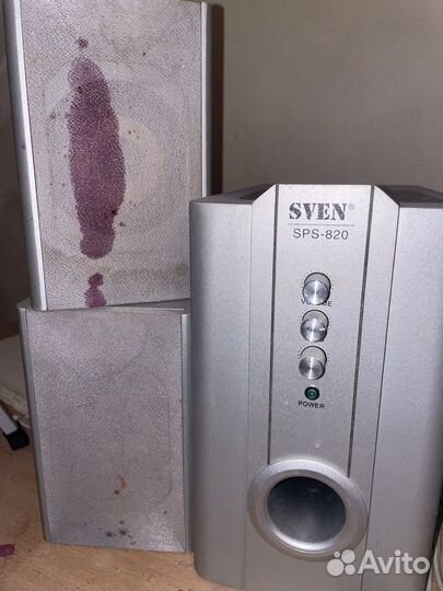 Колонки sven sps 820 и колонки genius