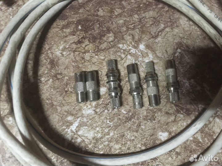 Штекеры делители для кабелей тв