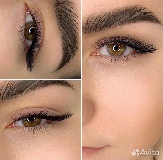 Наращивание ресниц, ламинирование ресниц/бровей