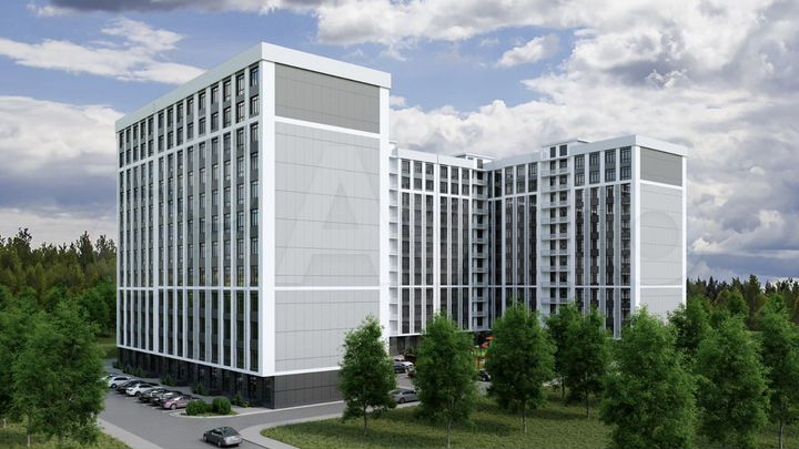 2-к. квартира, 74,1 м², 8/12 эт.