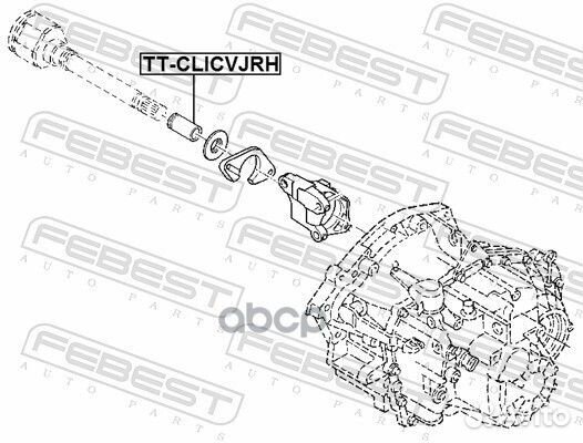 Втулка внутреннего ШРУСа renault logan 2005-2013