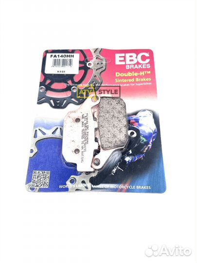 Тормозные колодки EBC Double-H 86 x 40 x 10.5mm FA