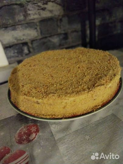 Торт чизкейк, медовик