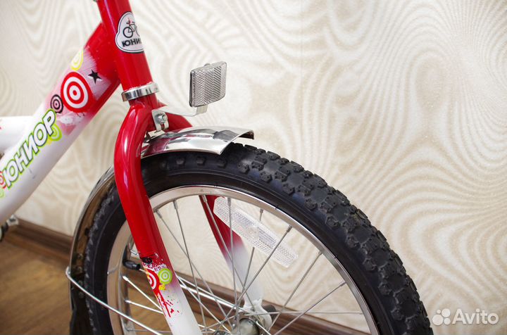 Велосипед подростковый 5-7лет(45см диаметр колеса)