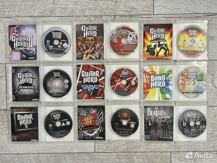 Диски Guitar Hero Xbox 360/PS3
