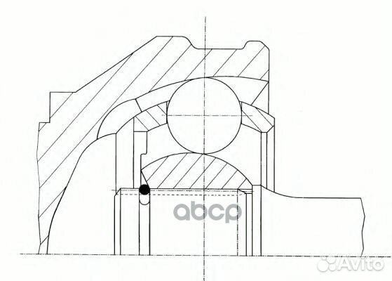 Шрус наружн.ком/кт 305176 GKN (Loebro)