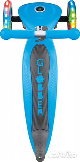 Самокат трехколесный Globber primo foldable lights