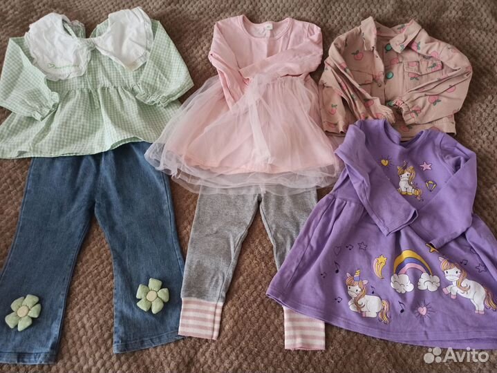 Детские вещи пакетом на девочку 98 104