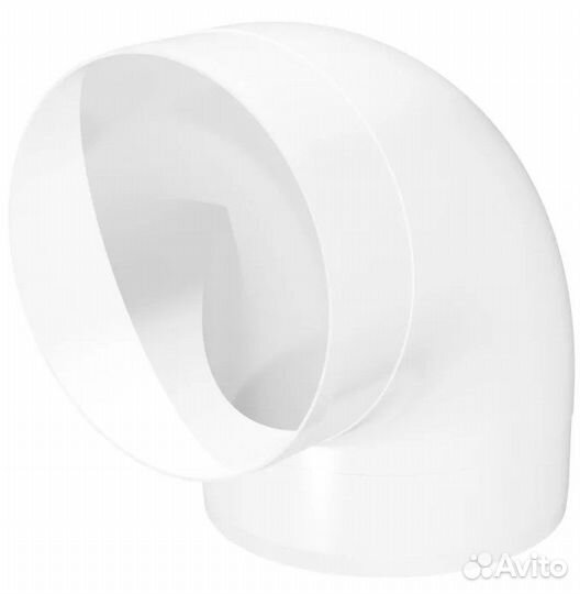 121 колено круглое пластиковое 100 мм 90 Zernbwerg