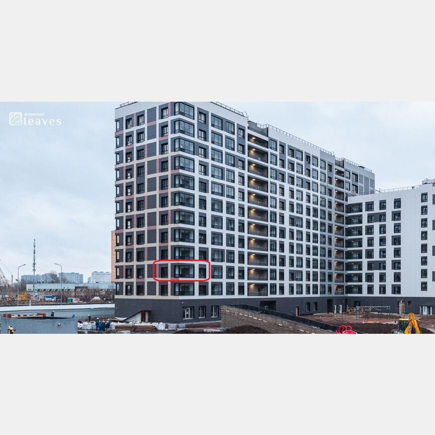 1-к. квартира, 42 м², 3/12 эт.