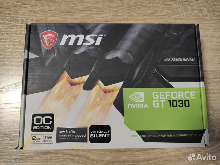 Видеокарта MSI GT1030 LP OC