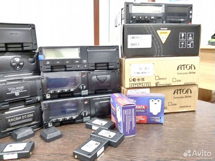 Тахограф Атол, Меркурий, Штрих-рус, скзи