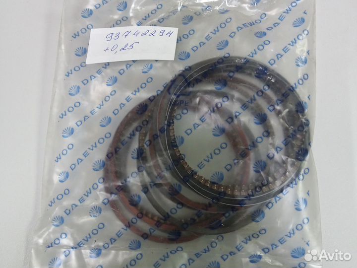 Кольца поршневые Daewoo Lanos, Nexia, Nubira