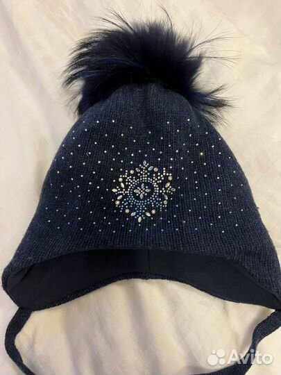Зимняя шапка 48-50 шерсть