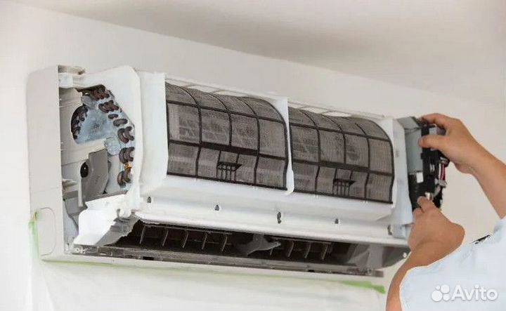 Чистка кондиционера Ремонт кондиционеров Сегодня