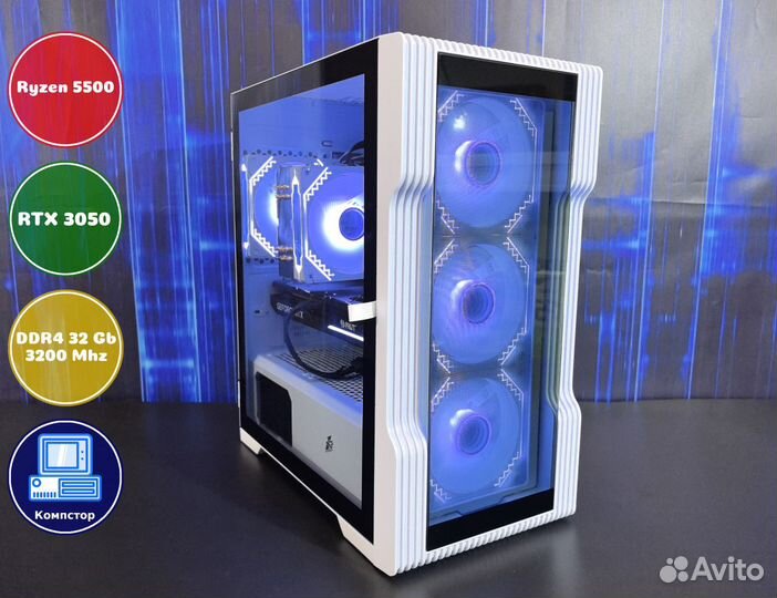 Игровой пк AMD5500-RTX3050-32DDR4-WSG956728413-A520