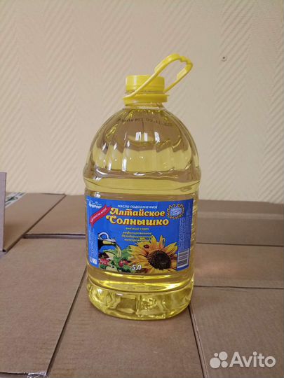 Масло подсолнечное рафинированное в/с гост