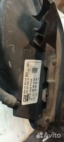 Фара левая Opel Astra G