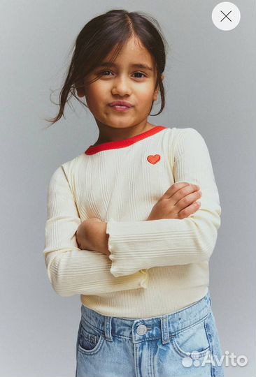 Лонгслив H&M 110/116 см