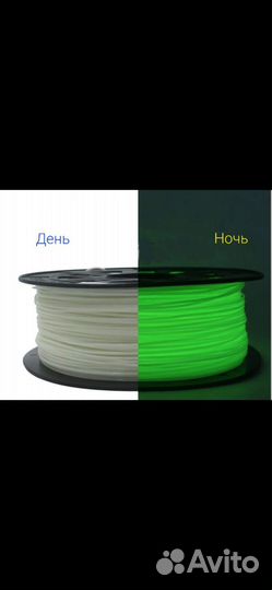 Пластик неоновый PLA для 3D принтера