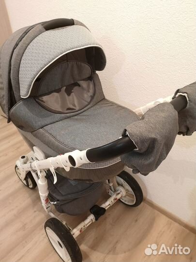 Коляска 3в1 Adamex Monte Carbon