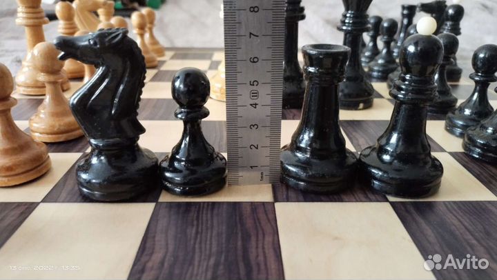 Шахматные фигуры турнирные СССР с утяжелителем
