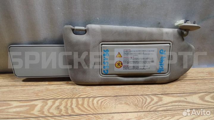 Козырек пассажирский Инфинити G V36