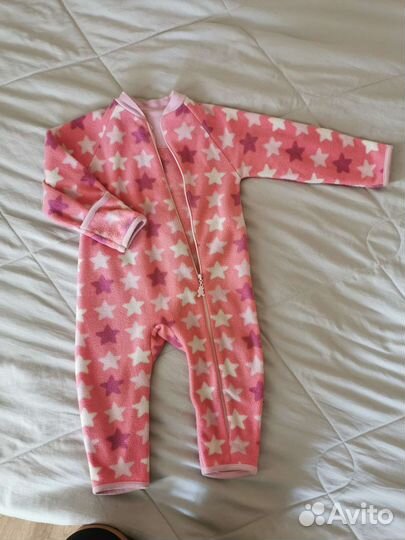 Комбинезон демисезонный 80+поддева+ботинки