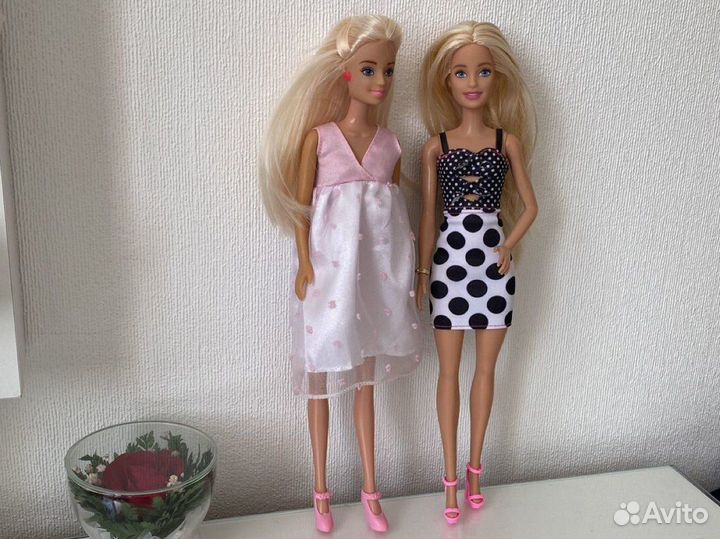 Кукла Barbie +беременная кукла с малышом как новая