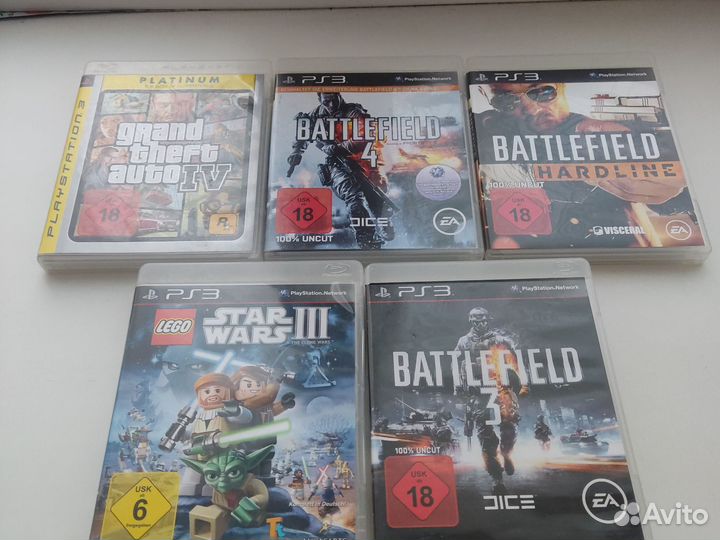 Игровые диски на ps3