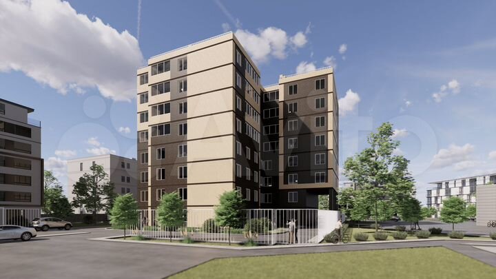 2-к. квартира, 68 м², 6/8 эт.