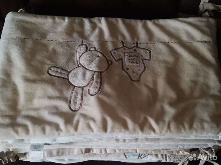 Комплект бортиков, одеяло, подушка Mothercare