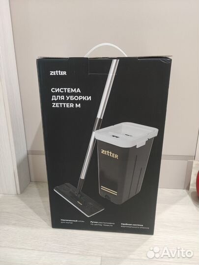 Швабра Zetter с ведром и отжимом