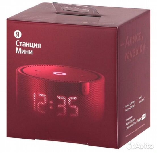 Умная колонка Яндекс Станция Мини с часами