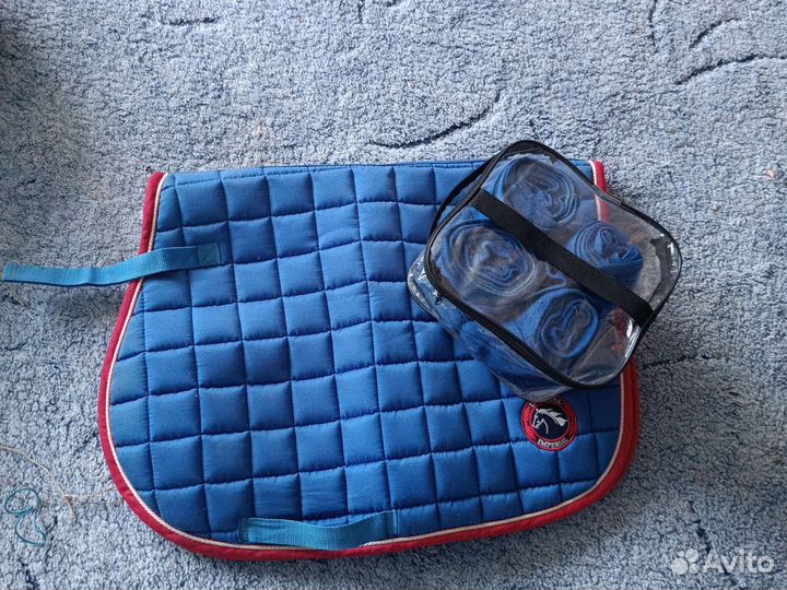 Конный спорт недоуздок вальтрап бинты ушки