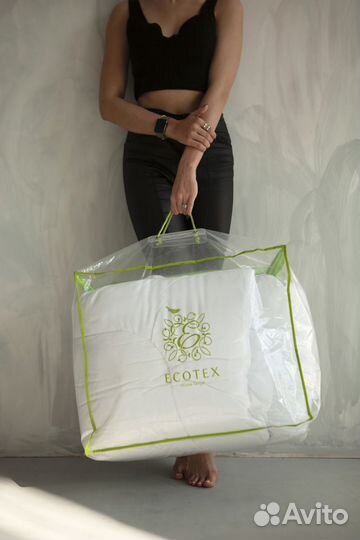 Двуспальное одеяло Ecotex Комфорт 200х220, Fiber