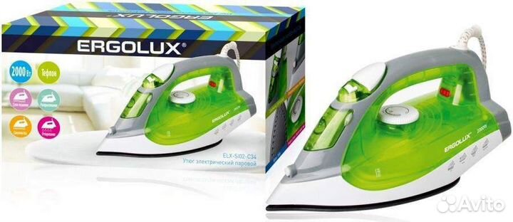 Утюг Ergolux ELX-SI02-C34