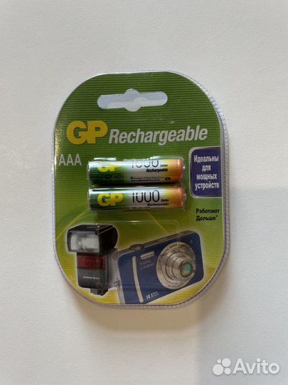 Аккумуляторные батарейки GP AA, AAA, заряд. устр