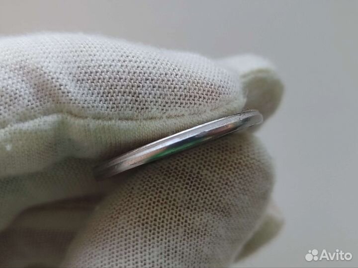 Редкий брак 25 рублeй гладкий гурт