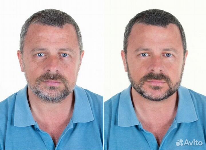 Красивое фото на паспорт, ретушь фото