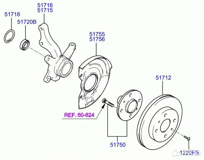 Тормозной диск hyundai getz
