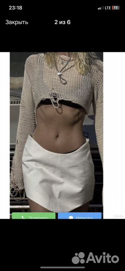 Топ L лен юбка лен L новая Lime